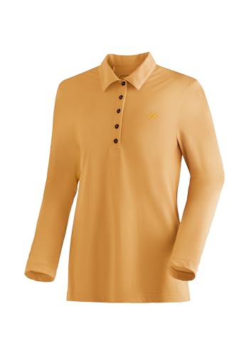 Polo femme Maier Sports Long Piquee anti-irrité coupe longue ajustée