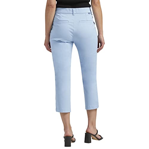 JAG Jeans Women's Petite Maddie Mid Rise Capri Pants, Blue3