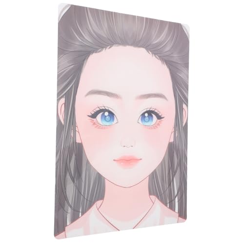 HAWILLOSCH Face Painting Practice Board for Adults Reusable Pet Face Drawing Template with Various Designs for Makeup Skills Development for Fun Stage Makeup Exercises and Tutorials