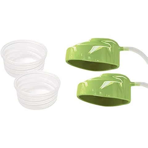 Ardo Membrane Pot with Adapter Tube Cover (2 Sets) for Ardo Calypso and Carum Breast Pump Cover