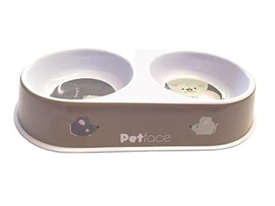 Petface Angry Mouse Double Melamine Cat Bowl