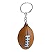 Produktbild BESTOYARD American Football Schlüsselanhänger Schlüsselanhänger Handtaschen Halter Rugby PU Schlüsselanhänger Souvenir Anhänger Geburtstagsgeschenk 6 STÜCKE (Braun)