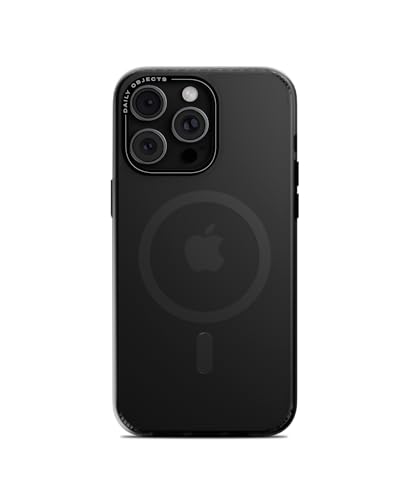 Image of DailyObjects Polycarbonate Case for iPhone 14 Pro Max Compatible with Mag-Safe Wireless Charging,Black Nimbus Slim Shockproof Back Cover
