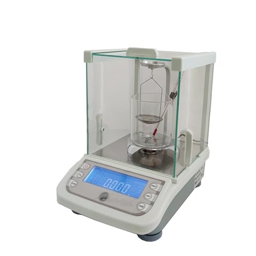 Báscula de pesaje densidad sólida 100 g, 200, 300, 500 y 0,001, balanza hidrostática, gravedad específica dorada Pesar y contar(200g 0.001g)