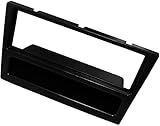 Color: Negro. AERZETIX: Marco adaptador 1DIN cubierta plástica moldeado para el cambio de autoradio original con un radio estándar del coche vehículos automóvil