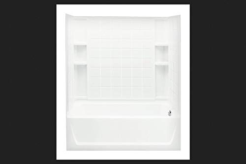 Sterling, A Kohler Company 71171120-0 Ensemble Vikrell Right-Hand Drain Rectangular Skirted Bathtub, 60" L X 30" W X 16" H, White #TOP4