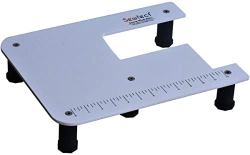 Image of Sewfect Sewing Machine Extension Table - Suitable for Usha Allure - Allure Dlx - Excela - Excela Dlx - Myfab Barbie Automatic Sewing Machine - Large Size 15 inch x 18 inch