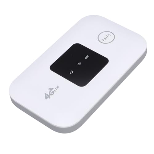 Image of Zunate 4G LTE Mobile Hotspot, 150Mbps Portable SIM Card Router with Secure Encryption, Supports 10 Devices for Phone, Laptop, Computer, and TV