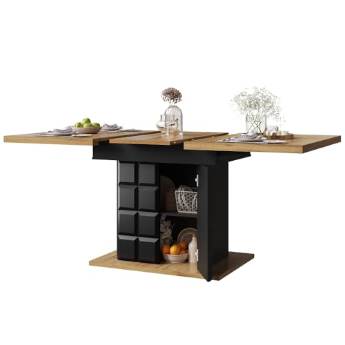 Table à manger télescopique extensible pour optimiser les petits espaces