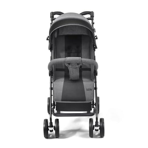Multikids Baby Carrinho Passeio Flick 0-15Kgs Preto Com Cinza Bb445