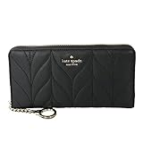 Kate Spade Briar Lane Quilted Leather Neda Zip Around Wallet, Black