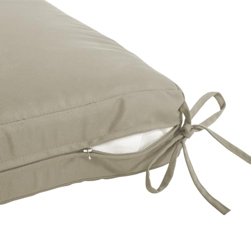 Image of QILLOWAY Outdoor Chair Cushion Set with Strings,Replacement Outdoor Cushions for Patio Furniture.(Beige)