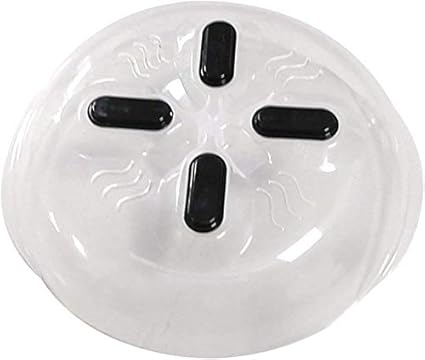 Birud Magnet Food Splash Guard Microwave Anti-Sputtering Hover Cover with Steam Vents Magnetic Splatter Lid Heat Resistant