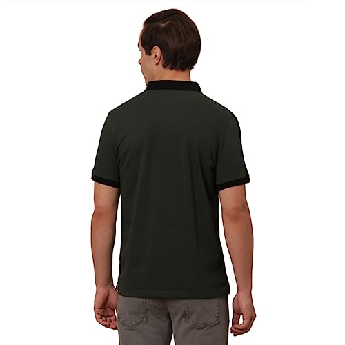 Image of Wrangler Men's Solid Green Polo T- Shirt
