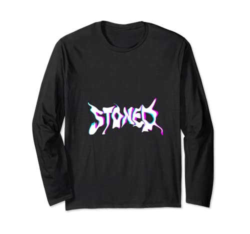 Stoner gras design grafico Crazy liquido look Gruppo Maglia a Manica