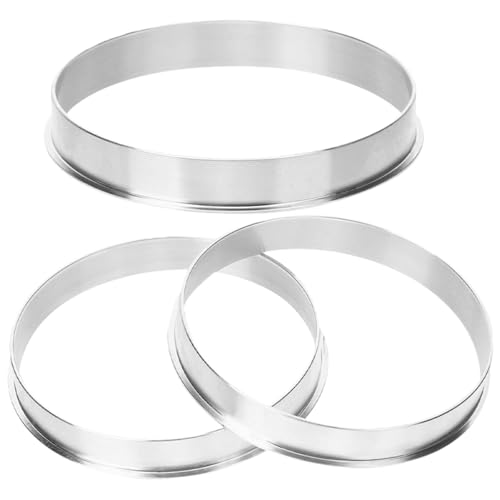 MUSISALY Junta para Máquina Selladora de Vasos 90 Mm, Anillo de Aluminio de Repuesto 3 Piezas para Sellador de Leche y Té, Accesorios para Selladores Automáticos en Cafeterías y Tiendas