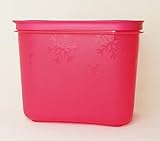 Gefrierbehälter TUPPERWARE Gefrier-Behälter 1x 1,1 L hoch PINK Eis-Kristall Eiskristall + Hängelöffel Limette