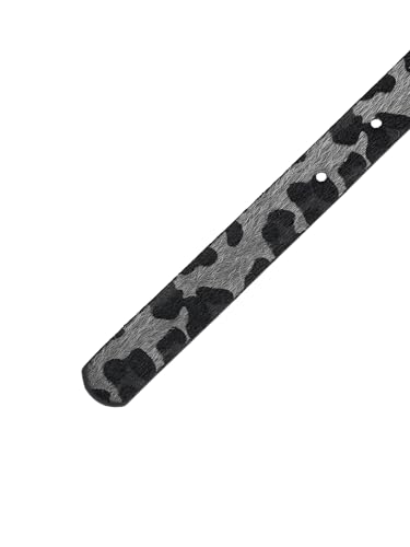 Women Leopard Print Retro Belts, 0.7" Width Faux Fur Leather Waistband for Jeans Pants Dresses3