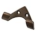 Hickory Hardware P25023-RB Double Coat Hook, 0.75-Inch, Refined Bronze