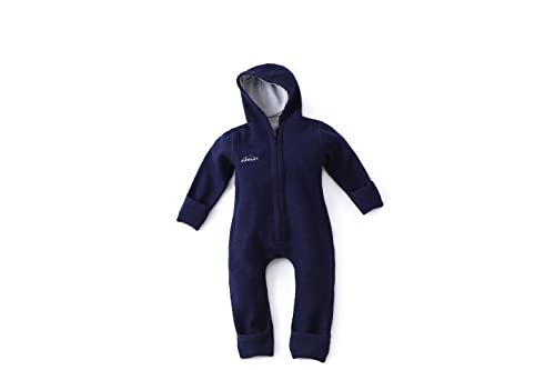gipfelsport Babyoverall aus Merinowolle navy 86/92