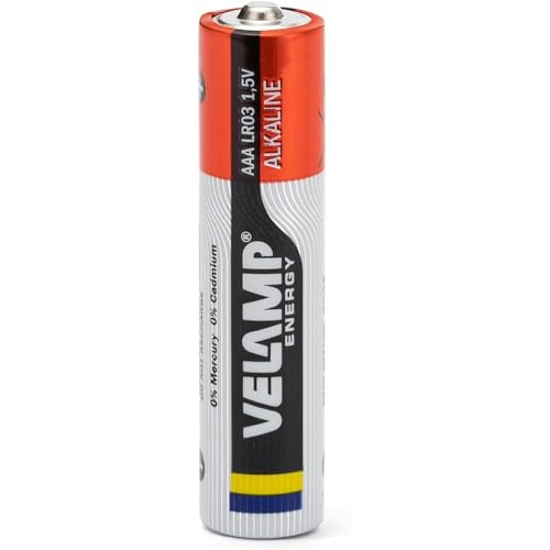 Velamp Batterie Ministilo Alcaline 1,5V – Formato Aaa – Confezione Da 24 Pezzi - Ideali Per Controller, Giocattoli, Torce E Dispositivi Elettronici - 3