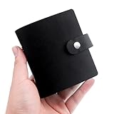 Ruibytree 52 Pockets Small Photo Album 2x3 for Fujifilm Instax Mini Series Instant Film, Polaroid Snap, Z2300, SocialMatic Instant Cameras & Zip Printer (Black, 1Pack)