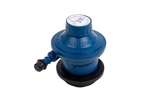 INUS Kitchen Smart and Unique Regulator Made from Imported Korean Zinc, Adjustable Flame, Fire Safe with Multipoint Holding to The Valve, with Child Safety, Commercial Use Only