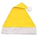 DISOK Lote de 100 Gorros de Papa Noel Amarillos - Gorros de...