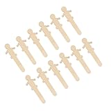 TOPBATHY 30 Figuras De Madera Para Personas Palitos De Madera Para Manualidades Sin Terminar Palitos De Helado Sin Terminar Para Manualidades