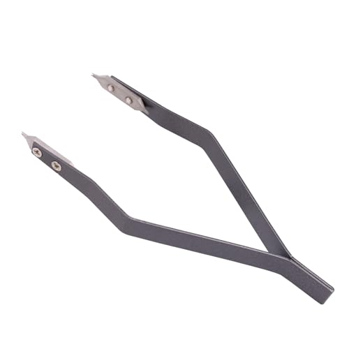 Goktvai Watch Spring Bar Tweezers Aluminum Alloy Spring Bar Pliers Tool for Watch Band Adjustment Link Removal & Watches Repair Accessories