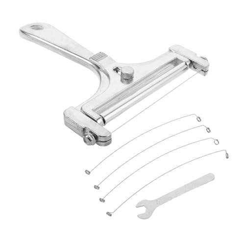 KICHOUSE Rebanadora Manual con Alambres y Utensilio para Queso y Cocina Profesional y