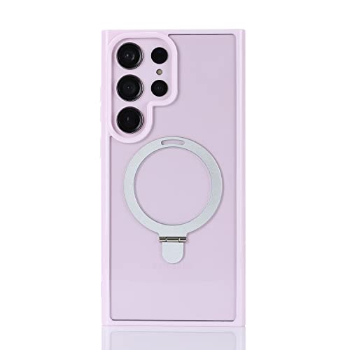 Image of Cavor for Samsung S23 Ultra Case, Compatible with MagSafe, Galaxy S23 Ultra Phone Case with[Kickstand Feature][Soft Bumper][Non-Yellowing] Shockproof Cover Magnetic -Lavender