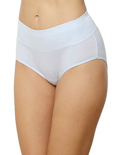 Image of Innersy Women's 5 Pack High Waist Tummy Control Solid Color Cotton Briefs Panties