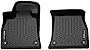 SMARTLINER All Weather Custom Fit Black 1st Row Floor Mat Liner Set Compatible with 2019-2023 Audi E-Tron / E-Tron Sportback