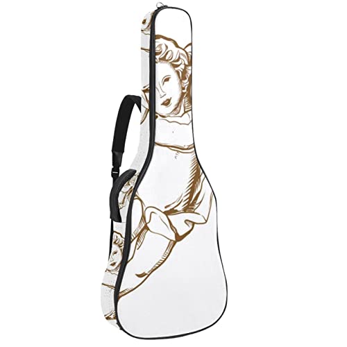 Housse pour guitare acoustique – Motif artistique – Épaisseur : 1 cm – Étanche – 101,6 cm – 106,1 cm, Multicolore 10… - Les Beatles, Paul McCartney, John Lennon, RIngo Starr, George Harrison Housse pour guitare acoustique - Motif artistique - Épaisseur : 1 cm - Étanche - 101,6 cm - 106,1 cm, Multicolore 10…