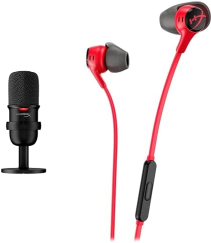 HyperX Cloud Earbuds II – 14mm Drivers, Four Eartips, Hard-Shell ...