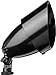 RAB Lighting QB1B Quartz Bullet Floodlight, Aluminum, 75W Power, 1500 Lumens, 127V, Black