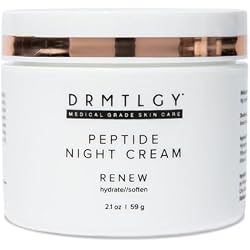 DRMTLGY Peptide Night Cream | Hydrating Firming Moisturizer | Peptides, Ceramides, Overnight hydration, Skin firming, Fine line smoothing, All skin types