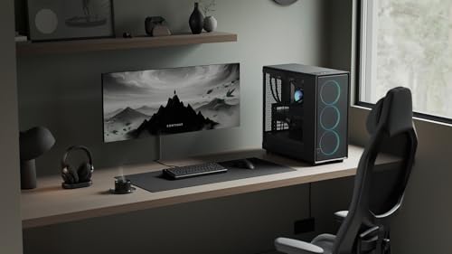 Image of Fractal Design Epoch XL Black RGB - Tempered Glass Light Tint - High Airflow PC Gaming Case - Mesh Front Panel - Three Momentum 14 RGB Fans