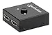 Produktbild Manhattan 207850 4K bi-direktionaler 2-Port HDMI-Splitter/Switch "4K 30Hz", manuelle Auswahl, passiv Schwarz