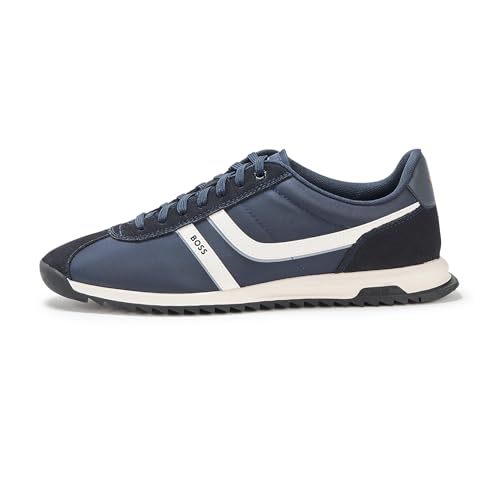 Image of BOSS Mens Zayn Low Profile Lace Up Sneakers
