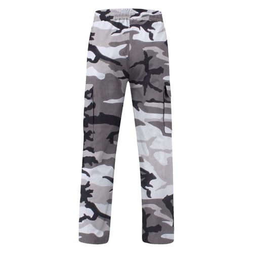 WENKOMG1 Men's Camo Cargo Pants, Military Tactical Combat Hiking Work Pants with Pockets, S-3XL3