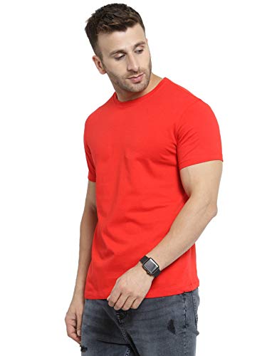 Image of Scott International Biowash T-Shirts for Men's & Boys- Round Neck, Half Sleeves, Cotton, Regular Fit, Stylish, Branded Solid Plain Tshirt for Men- Ultra Soft, Comfortable, Lightweight T-Shirt