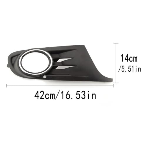 Feux antibrouillard LED étanches avec cadre de lunette pour Golf 6 Cabriolet