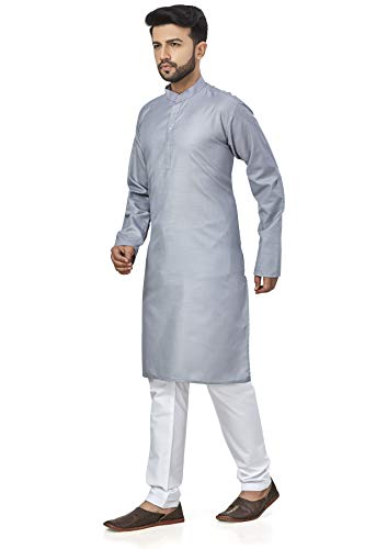 Image of BE ACTIVE Linen Blend Solid Pattern Trendy Comfortable Stylish Full Sleeve Kurta Men's Ethnic Wear