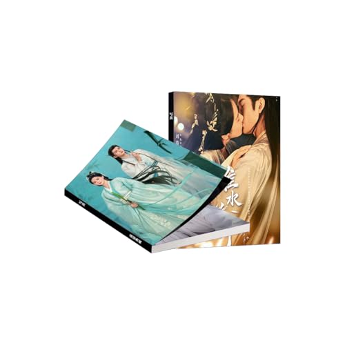 中国ドラマ 淮水竹亭 宿命の盟約 写真集 画集 主演 劉詩詩 リウ・シーシー 東方淮竹 チャン・ユンロン 張雲龍 狐妖小紅娘：竹業編 中国俳優 写真冊 イラスト集 応援グッズ 記念品 贈り物 非公式 (B) [並行輸入品]のサムネイル