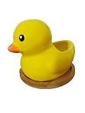 SJBAG Cute 4.5 Inches Indoor Cartoon Animal Duck Shaped Ceramic Succulent Cactus Flower Plant Pots Planter - Plant Not Included (Small)