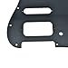 Dopro 11-Hole Strat HSS Guitar Pickguard 2-Screw Humbucking Pickup Mount for American FD Stratocaster Matte Black