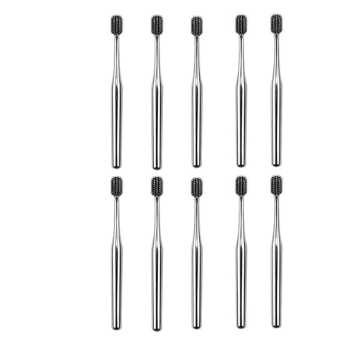 Brosse à dents de luxe galvanoplastie or pour un éclat quotidien