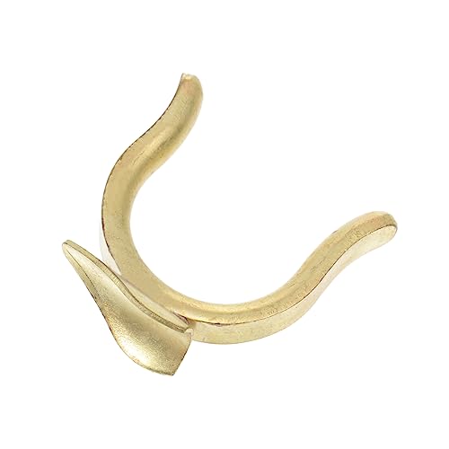VICASKY 2 Peças Trompete Plana Peça Durável Premium Dourado B Gancho Acessório De Fornecimento Front